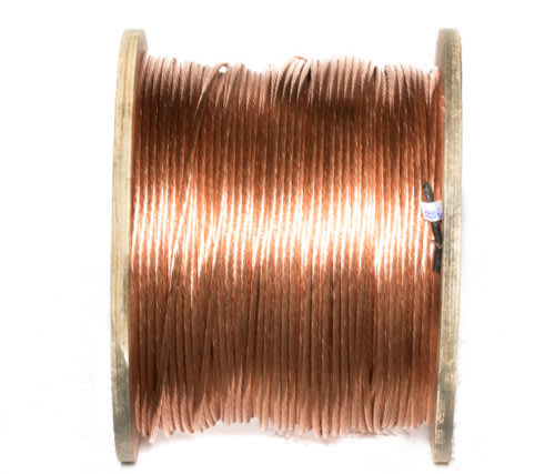 ALAMBRE RIGIDO COBRE DESNUDO No.4AWG #25MM