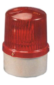 BALIZA STROBO DL-150DC ROJA DOBLE FLASH 12V/30VDC(147x120)VASTO