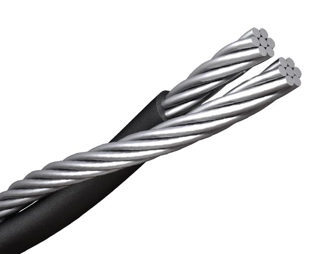 CABLE DUPLEX ALUMINIO AL/PE CAA 1/0 AWG CORDEIRO