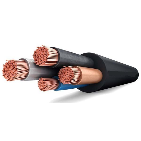 CABLE TETRAP. ENGOMADO 4x1.0MM 750V 90o. INDUSCABO