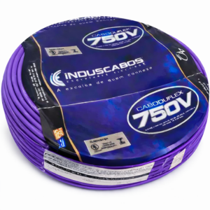 CABLE FLEX. No. 1.0MM # 16AWG 750V VIOLETA INDUSCABO
