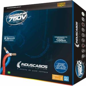 CABLE FLEX. No. 2.5MM # 12AWG 750V PLOMO INDUSCABO