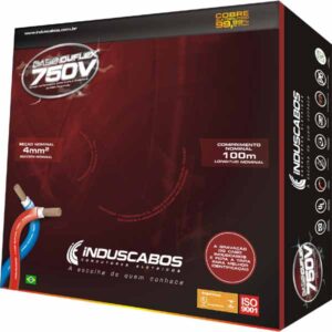 CABLE FLEX. No. 4.0MM #10AWG 750V ROJO INDUSCABO