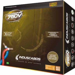 CABLE FLEX. No. 6.0MM # 8AWG 750V PLOMO INDUSCABO