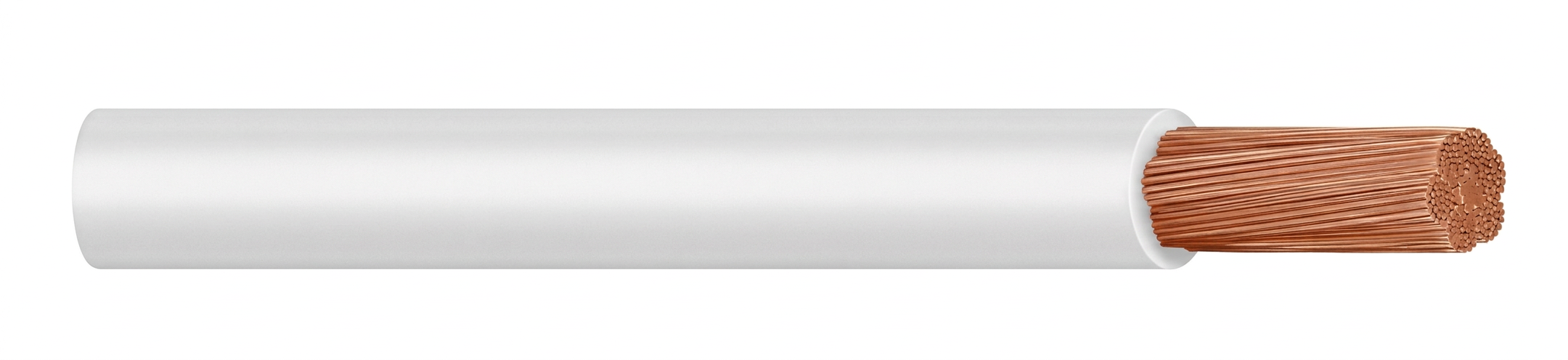 CABLE SEMIFLEX. 16MM 7HILO # 6AWG 750V BLANCO CORDEIRO
