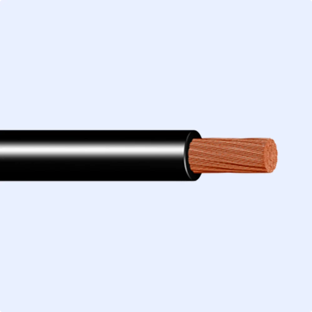 CABLE DE SOLDAR No. 35MM # 2AWG 90o. 750V INDUSCABO