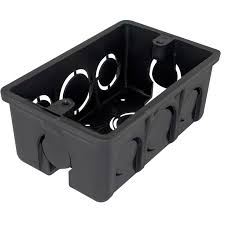 CAJA PLAST. 2x4 RECTANGULAR C/NEGRA NACIONAL