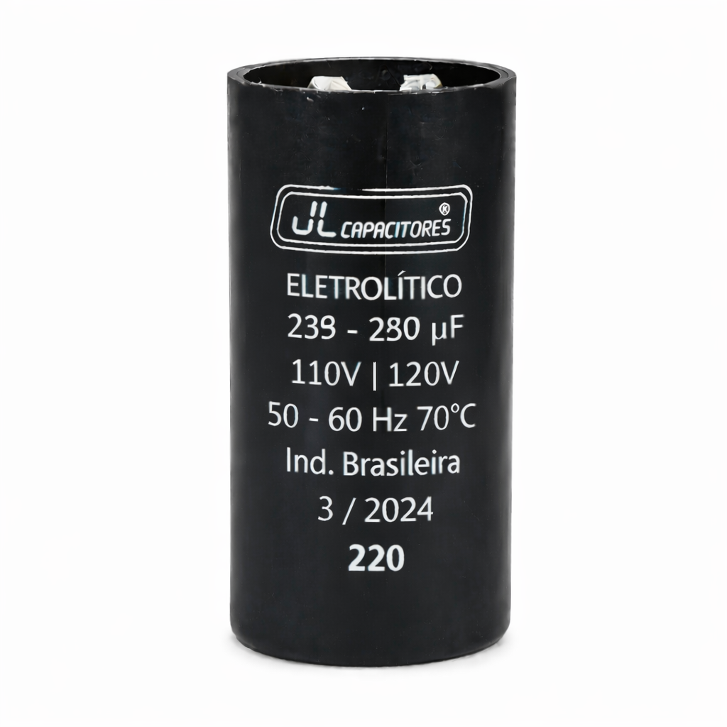 CAPACITOR ARRANQUE 233-280MF 110V/120V 50/60HZ JL