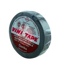 CINTA AISLANTE 20 YDS. 3/4 NEGRO VINITAPE JAPONES