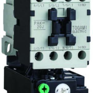 CONTACTOR PAK-20J BOB.380V(7.5KW/220V-11KW/380V)27A/AC3 TOGAMI JAPONES