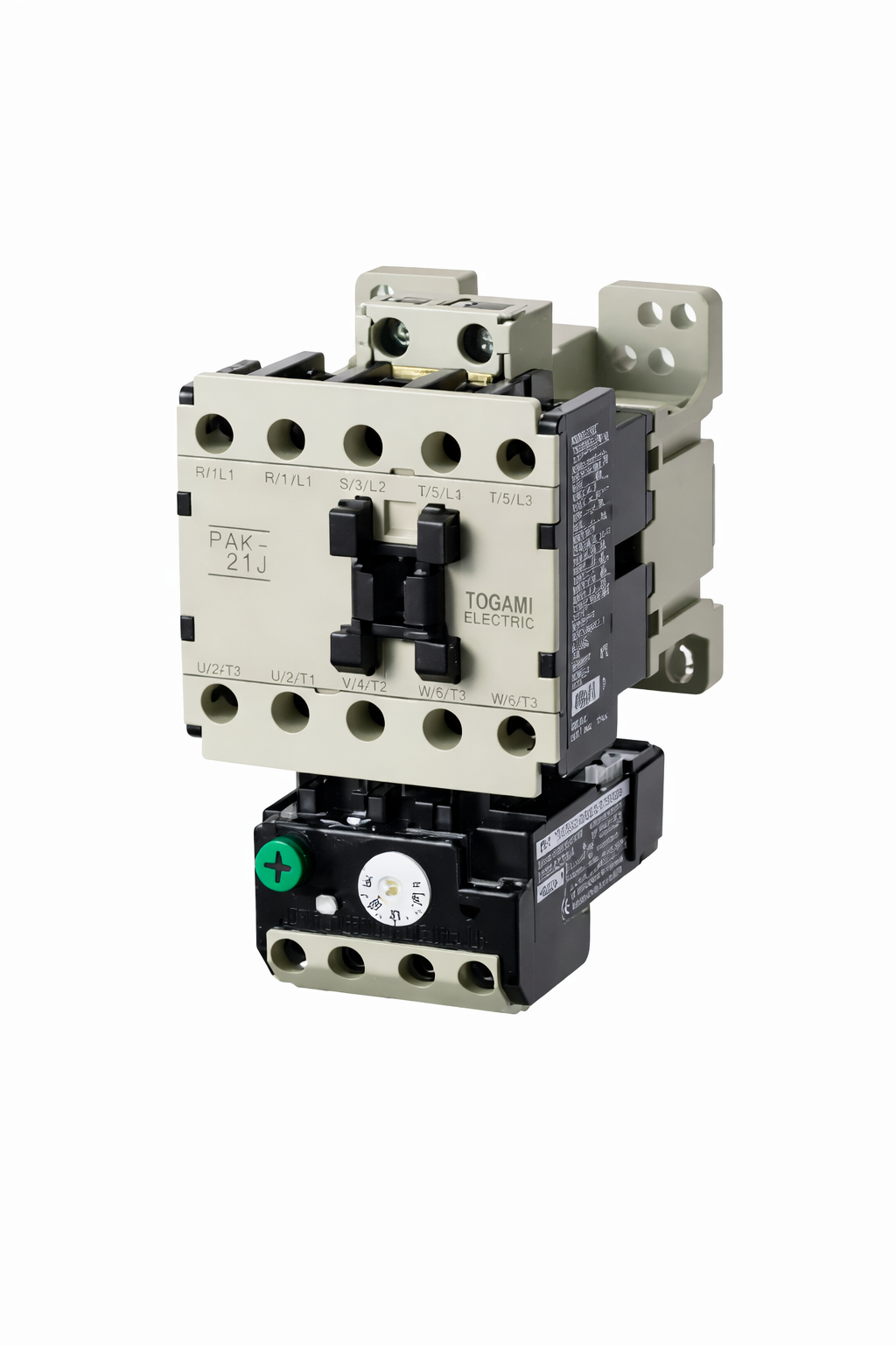 CONTACTOR PAK-21J BOB.380V(7.5KW/220V-11KW/380V)27A/AC3 TOGAMI JAPONES