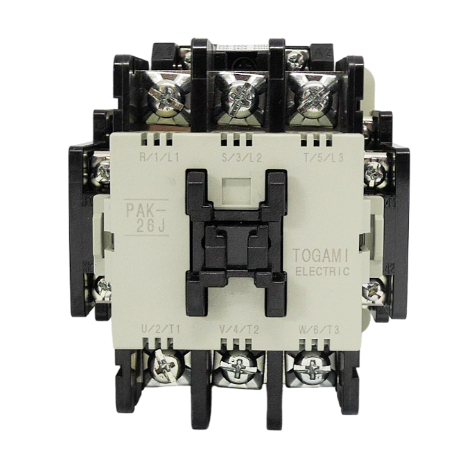 CONTACTOR PAK-26J BOB.24V(10KW/220V-20KW/380V)35A/AC3 TOGAMI JAPONES
