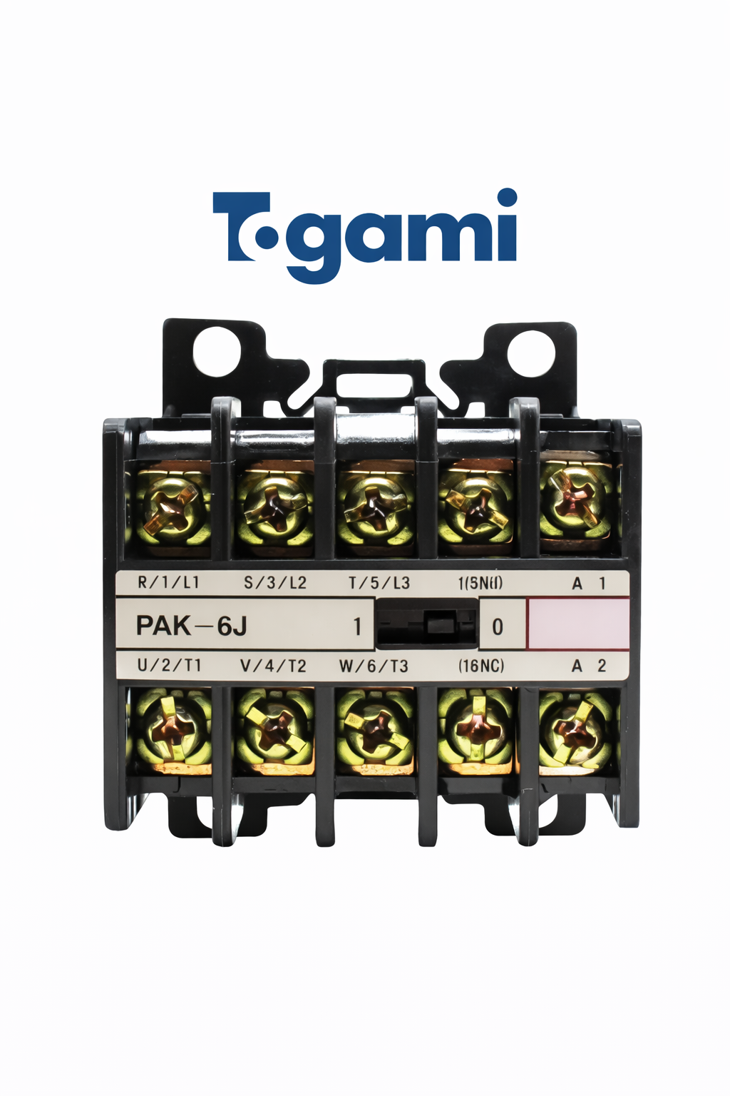 CONTACTOR PAK-6J BOB.220V(2.2KW/220V-4KW/380V )8.7A/AC3 TOGAMI JAPONES