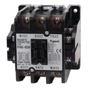 CONTACTOR PAK-80H BOB.220V(22KW/220V-45KW/ 380V)90A/AC3 TOGAMI JAPONES